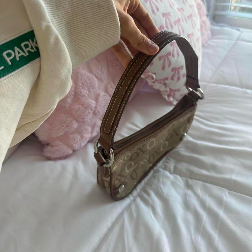 cream and brown xoxo shoulder bag/purse - Picture 3 of 5